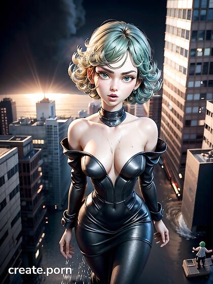 Giant Tsunami Washes Over City in Intense Climactic Hentai Scenes