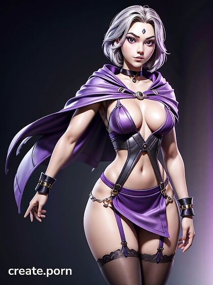 Latina With Purple Eyes Teased in a Sexy Skirt for Steamy Hentai Action