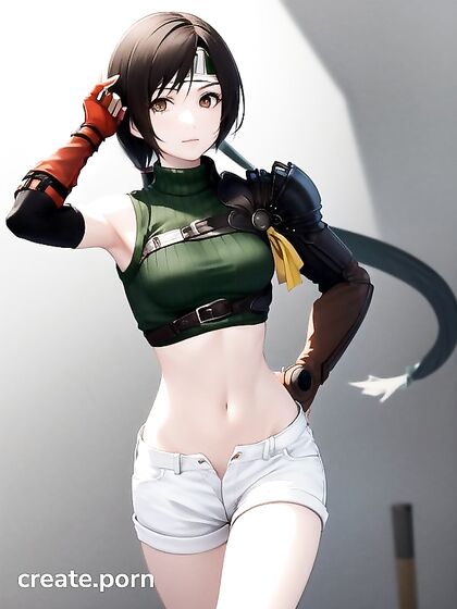 Yuffie Kisaragi from Final Fantasy in Sexy SFW Hentai Adventures