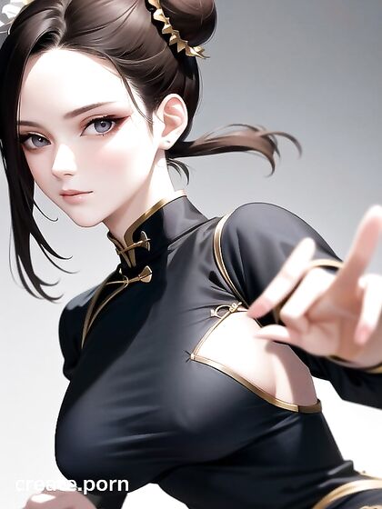 Chun Li from Street Fighter Seduces in Sensual SFW Hentai Action