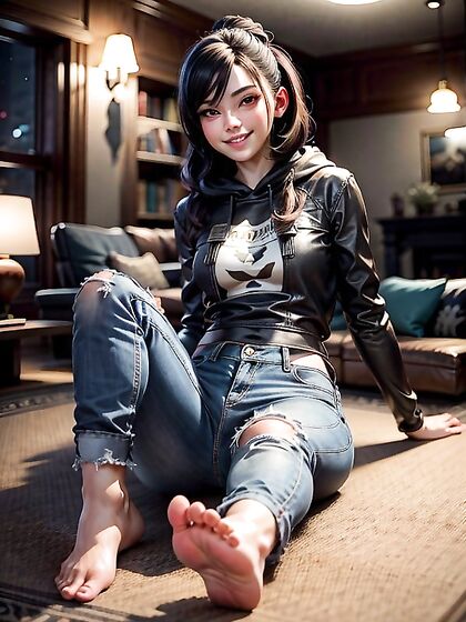 Seductive Nighttime Jeans Action in 3D Hentai Bliss