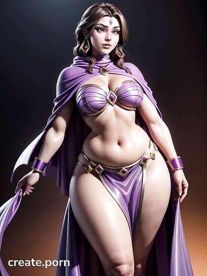 Ash-Haired Latina with Purple Eyes Seduces inSTEAMING Hentai Action