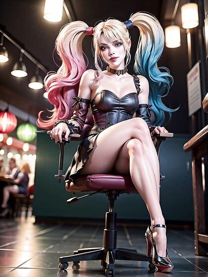 Angry Carnival Queen with Crossed Legs inSTEAMING Hentai Action