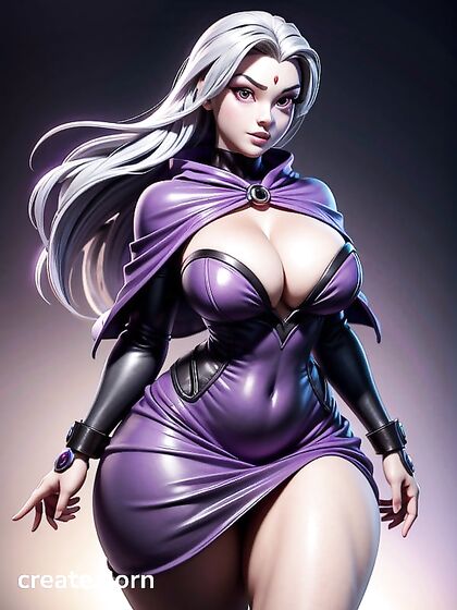 Raven from Teen 18+ Titans Gets Thick in Seductive 3D Hentai Action