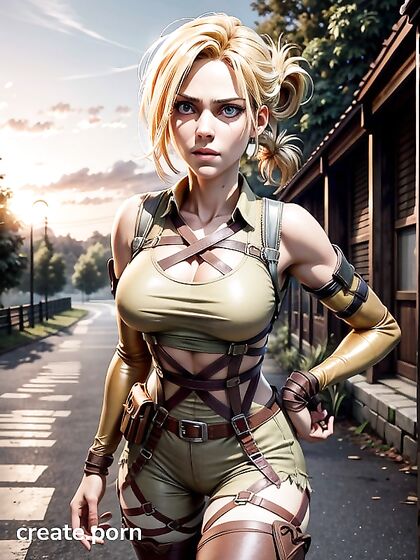 Annie Leonhardt from Attack on Titan Seduces in a Mesmerizing Forest Hentai Scene