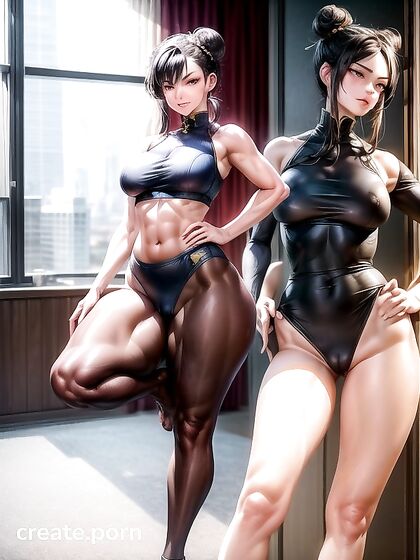 Chun Li from Street Fighter Grins Seductively in Busty Hentai Action