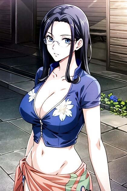 MILF with White Hair and Short Cuts in Steamy Hentai Action