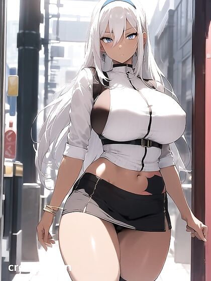 Big-Thighed Beauty with Short Hair Takes Over the Mall in steamy Hentai Action
