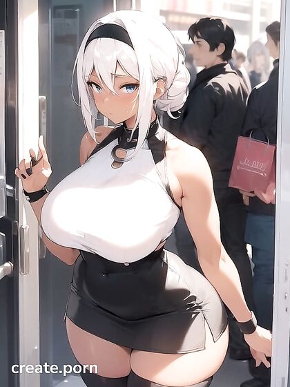 Big-Ass Beauty with Arms Crossed Rocks the Hair Band Hentai Scene