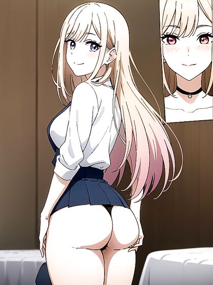 Natural Breasts and Round Ass in Seductive Hentai Action
