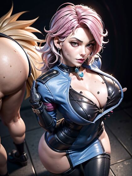 Intimate Kisses and Tender Touches with Pink-Eyed Lovers in hentai AIPorn