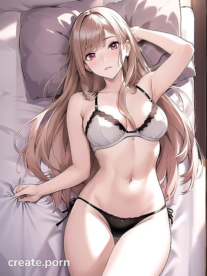 Kitagawa Marin from Sono Bisuke Doulu Enjoys Passionate Night Time Hentai Pleasure