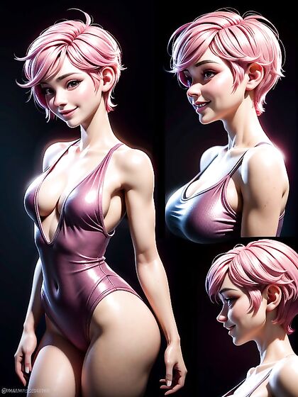 Poolside Swimsuit Fun: Short-Length Hentai Pleasure