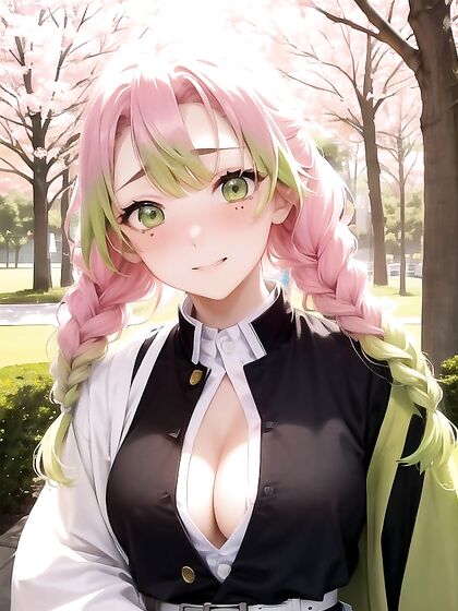 Sensuous Sunset Session: voluptuous cleavage in hypnotic hentai pleasure