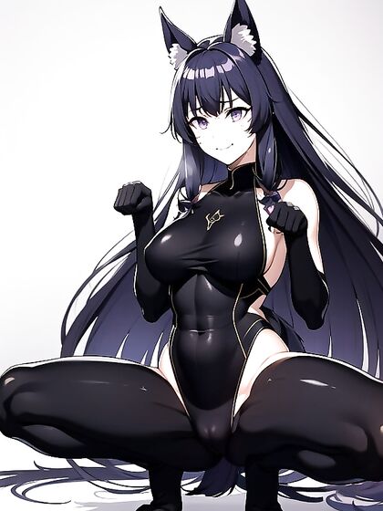 Delta from Eminence in Shadow Pleads in Happy Tears During Pet Pose Hentai ecstasy