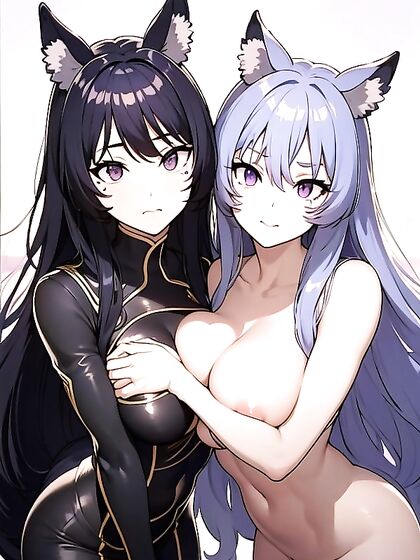 Girl 18+s with Hairpins and Soft Pastels Share Intimate Hugs in Erotic Hentai Scenes