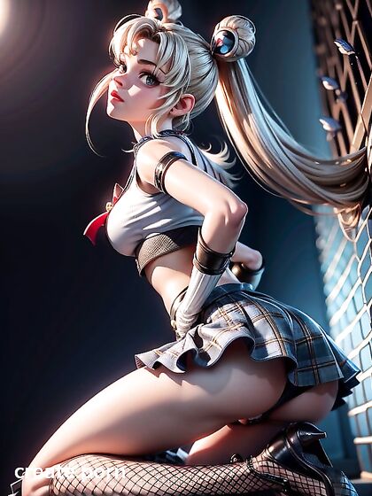Sailor Moon’s Mini Skirt Gets Pulled Up for Naughty Hentai Fun