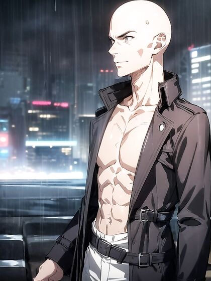 Man in Business Suit Enjoying Blissful Moments in Happy Hentai Porn