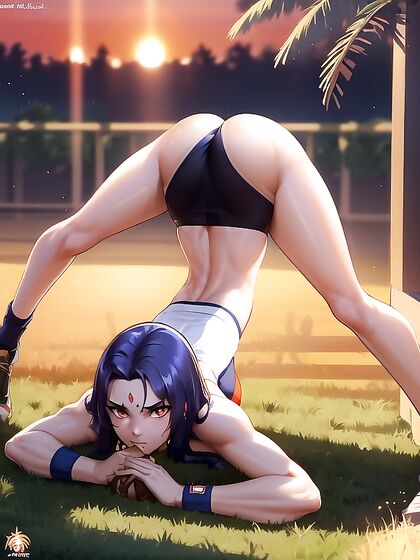 Fit Babe in Baseball Uniform Shows Off Her Massive-Assed Perfection in hentai'action