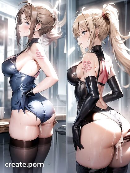 Seductive Milf in Thick, See-Through Bodysuit for Steamy Hentai Action