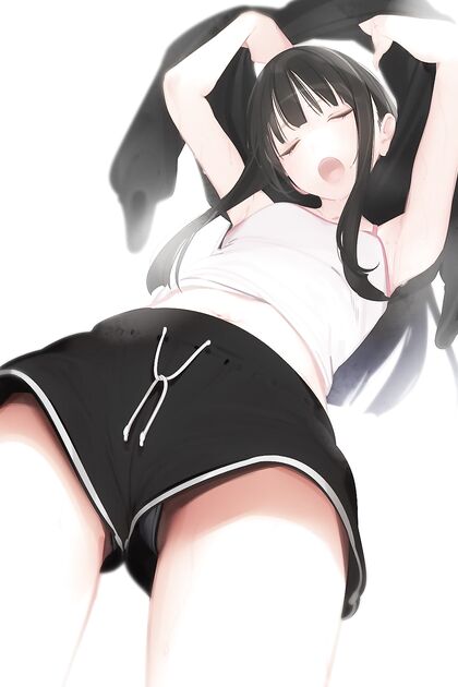 Hella Rellaxin': Hottie Dropppin Her Skivvies for Some Naught-ay Time