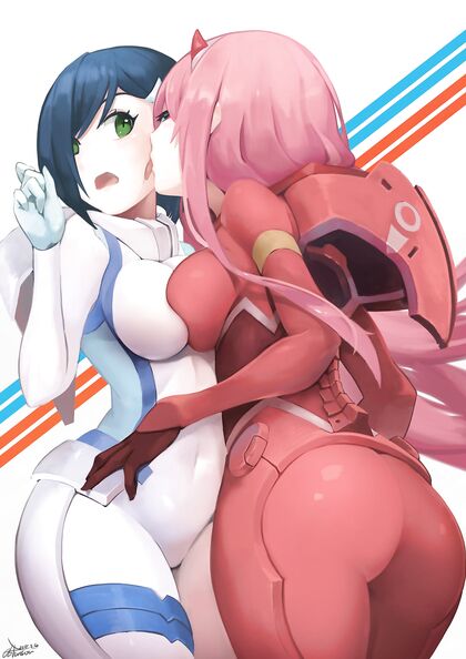 Holy Fap! Zero-Two Licks IchiGo HARD in XXX Pic
