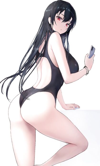 Holy shitlords! Her New Swimmies Show Off Them Juicy Ass-ets And Stems - XXX HENTAI PIC!