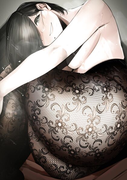 Holy shit! Check out this hottie’ s perky tush wrapped up tightly inside her skanky fishnet panties!