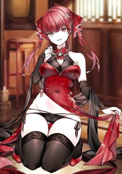 Horny China Babe in Sexiest Fucking Marina Outfit - HENTAI XXX PIC!