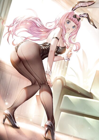 Chicka-fuckin'-waaa! Hentaified Bunny Suit XXX Pic