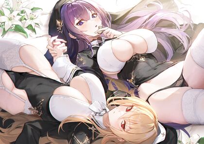 Hella Hot Sister Slut Fucking Each Other in Hentai XXX Porn Pic