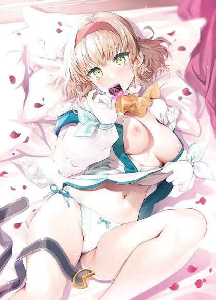 Horny AF chick waiting on duck - XXX hENTAI pIC!