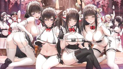 Horny AF Maidservants Get Fucked Hard in Hidden Cam XXX Pics