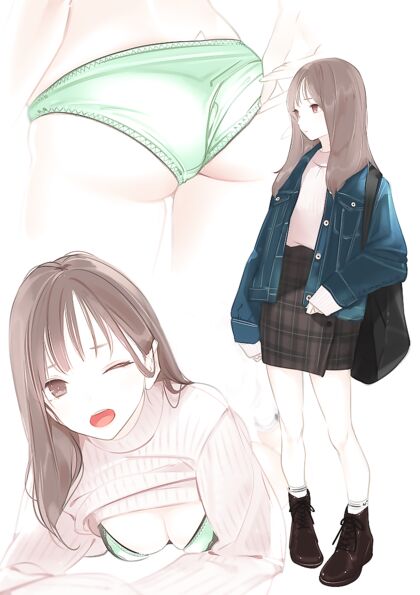 Horny AF Hentaï Lass in Sexxxy Green Thong Gets Fucked Hard (by Artist Tiansan Yuezi).