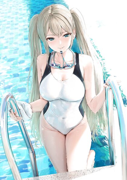 Hella White Hottie in Tight-Ass Nautical Bikini Gets Wet & Wild for Some Slippery Dick