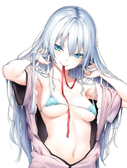 Holy shitlords! Micro Top Is One Helluva Delightful Hentaipic