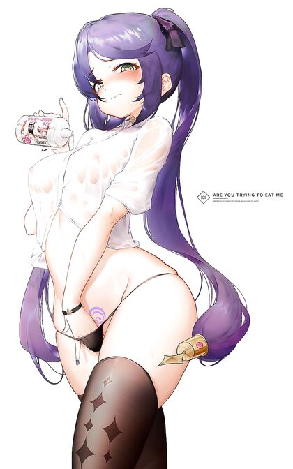 Holy shittin’ Mona! She looks fucking hotter than ever in this hentaic as hell pic!