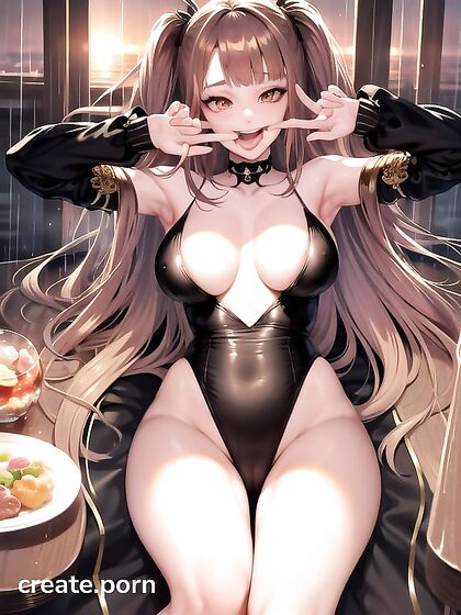 Red-Eyed Harem Seductress with a Juicy Ass inSTEAMING Hentai Action