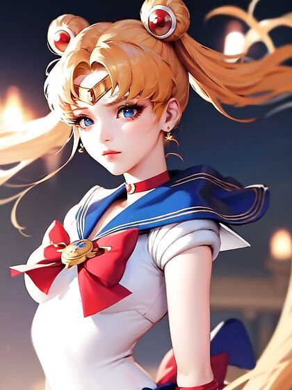 Sailor Moon Seduces in Steamy Hentai Action