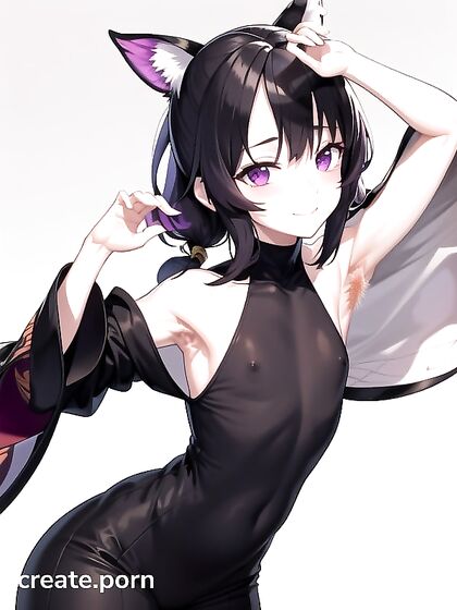 Shinobu Kochou Smiles and Blushes in Hairy Armpit Hentai Seduction