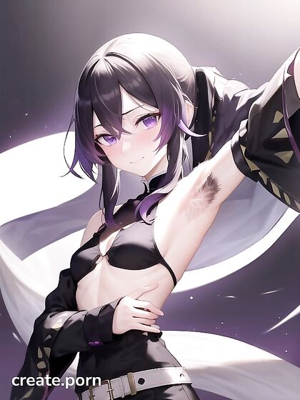Hairy Armpits and Purple Eyes: A Sensual Hentai Adventure