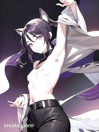 Kochou Shinobu's Hairy Armpits Take Center Stage in Sensual Hentai Action