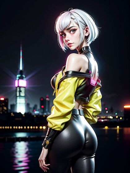 Turned Around in Kimono, Off-Shoulder Seduction for Steamy Hentai Pleasure