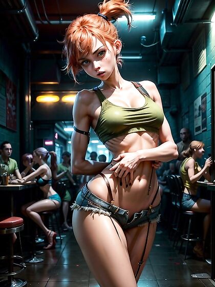 Blushing Beauty Enjoys Intimate Night Pleasures in HentaiAI