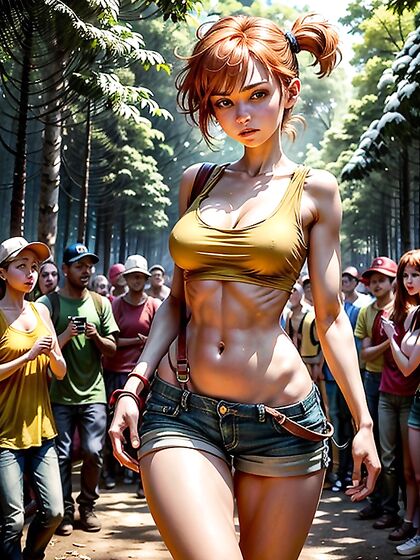 Skinny Sunny Gets Wild in the Forest for Steamy Hentai Adventures