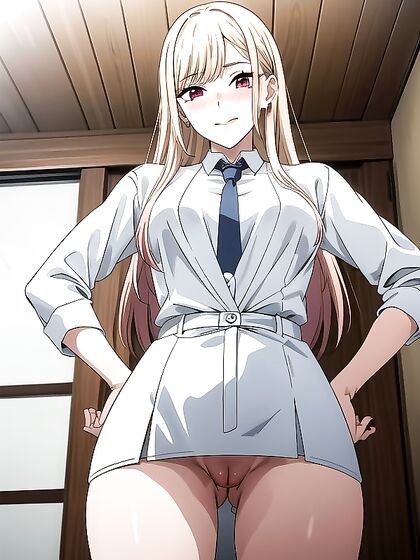 Kitagawa Marin Shows Off Her Perfect Curves in Sono Bisuku Dōru Wa Koi O Suru Hentai Scene