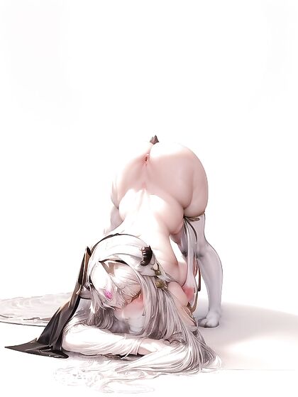 Exposing Her Mons and Thighs on Tatami Mats in Seductive Hentai Action