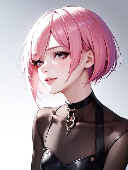 18-Year-Old Pink-Haired Babe with Bobcut in Steamy Hentai Action