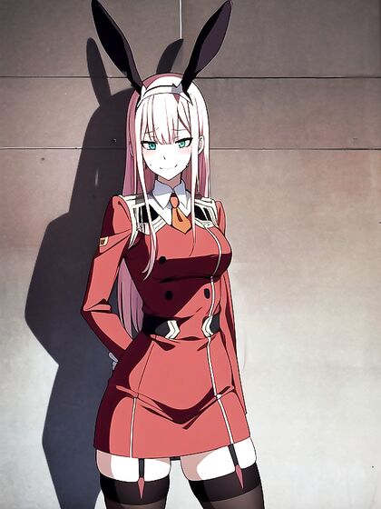 Mischievous Blush and Seductive Smile: Bunny Girl 18+ in Naughty Hentai Action