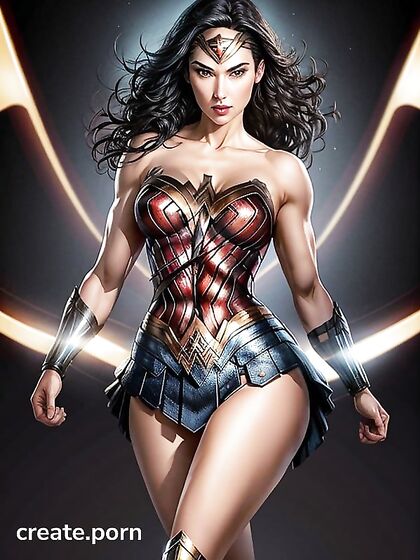 Wonder Woman's Skirt Flies High in Steamy Hentai Action